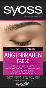 syoss Augenbrauen-Kit Schwarz 1-1