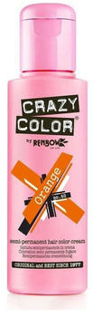 Crazy Color Semi-Permanent Hair Color Cream - Orange (100 ml)