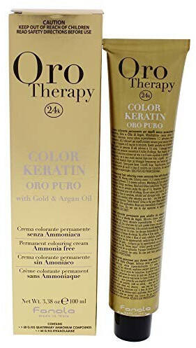 Fanola Oro Puro Therapy Color Keratin 6.00 Dunkelblond Intensiv (100ml)