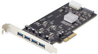 4-Port USB-A PCIe Card USB 3.2 5Gbps 4x USB Controllers - USB adapter - PCIe...