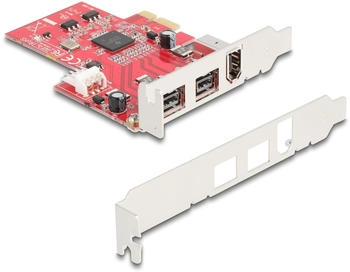 DeLock PCIe FireWire 400 / FireWire 800 (90738)