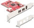DeLock PCIe FireWire 400 / FireWire 800 (90738)