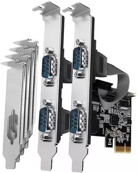Axagon PCEA-S4N PCIe-Adapter 4x seriell RS232 (PCEA-S4N)