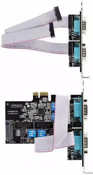 StarTech 4-Port Serielle PCIe Karte RS232/RS422/RS485 (PS74ADF-SERIAL-CARD)