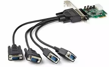 StarTech PEX4S953 PCIe Schnittstellenkarte 4-Port RS232 16950 UART (PEX4S953)