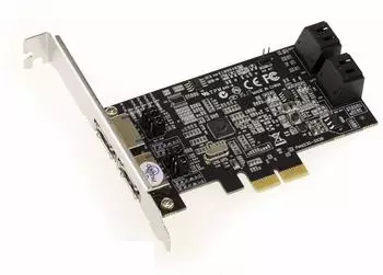 Kalea Informatique PCIe Controller-Karte 4+2 Ports SATA/eSATA 6G, Marvell 88SE9230, RAID 0/1/10 (9669983)