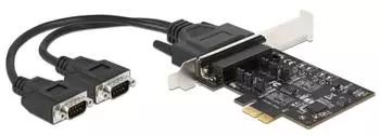 DeLock PCIe x1 auf 2x Seriell RS-422/485 mit 15kV ESD-Schutz (90048)