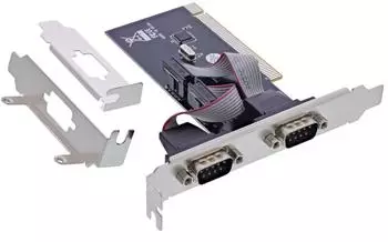 InLine PCI Schnittstellenkarte 2x RS232 seriell (66636A)