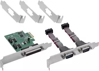 InLine PCIe Schnittstellenkarte 2x RS-232 + 1x Parallelport (76619L)