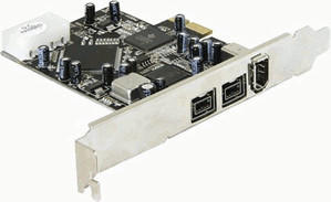 DeLock 3-Port PCI-E FireWire 400 800 (89153)