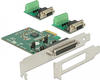 DELOCK PCIe x 1 Seriell 2X RS-422/485 DB9 ESD und optionaler...