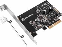 Silverstone ECU02-E, PCIe, USB 3.2 Gen 2 (3.1 Gen 2), Niedriges Profil, PCIe 3.0,