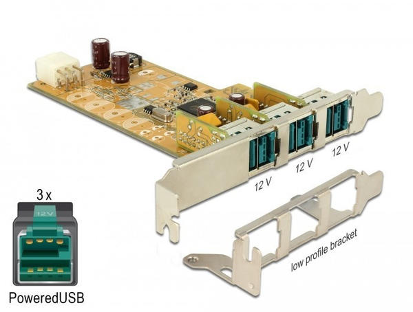 DeLock PCIe PoweredUSB 2.0 (89656)