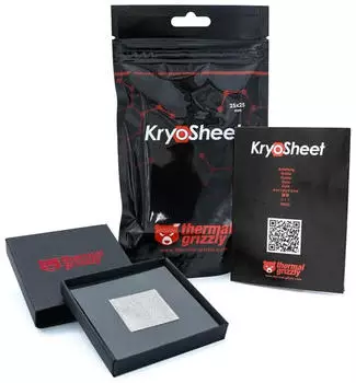 Thermal Grizzly KryoSheet W&auml;rmeleitpad 25 x 25 mm