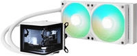 TRYX PANORAMA Komplett-Wasserk&uuml;hlung ARGB - 240 mm wei&szlig; - AMD Sockel AM4 (Ryzen) -