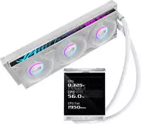 ASUS 90RC01M2-B0EAY0, ASUS Rog Strix Lc Iv 360 Argb LCD White (90RC01M2-B0EAY0) Weiss