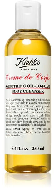 Kiehl’s Creme de Corps Smoothing Oil-to-Foam Body Cleanser (250ml)