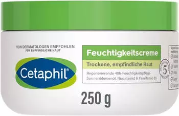 Cetaphil Feuchtigkeitscreme für trockene, empfindliche Haut (250g) Cetaphil Feuchtigkeitscreme für trockene, empfindliche Haut (250g)