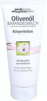 Medipharma Olivenöl & Mandelmilch Körperlotion (200ml) Medipharma Olivenöl & Mandelmilch Körperlotion (200ml)