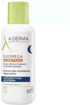 A-Derma Exomega Control Repairing Emollient Night Cream regenerating night cream to stop scratching 400 ml