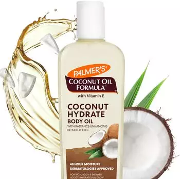 Palmers Palmer's Coconut Oil Formula Body Moisturizer with Green Coffee Extract Bath Oil for Dry Skin 8.5 Ounces (Pour Cap)