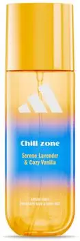 Adidas Vibes Chill Zone Fragrance Hair & Body Mist Aromatic Fragrance with Notes of Lavender & Vanilla Mood-Boosting For Any Occasion 236ml