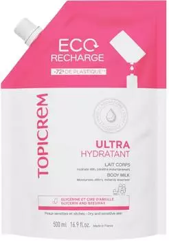 Topicrem Ultra-moisturizing body milk Refill (500 ml)
