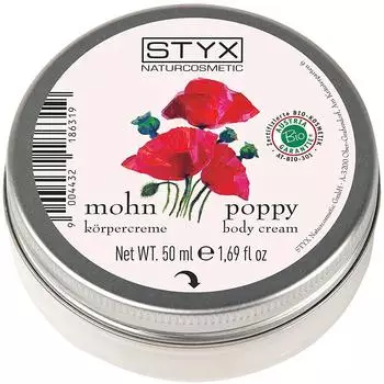 Styx Mohn Körpercreme Bio 50 ml