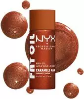 NYX PROFESSIONAL MAKEUP K&ouml;rper&ouml;l "FAT OIL BODY OIL CARAMELT MAMI" f&uuml;r strahlenden