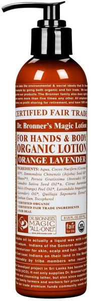 Dr. Bronner's Körperlotion Orange Lavendel (237ml)