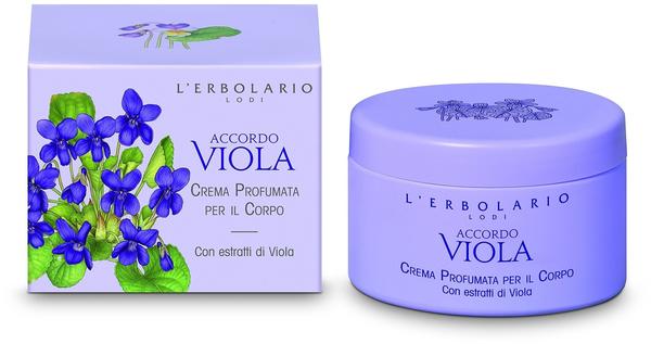 L'Erbolario Perfumed Body Cream with Extracts of Violet (200ml)