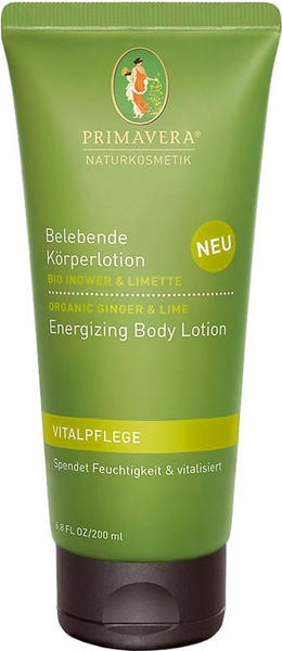 Primavera Life Belebende Körperlotion Bio Ingwer Limette (200ml)