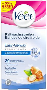 Veet Kaltwachsstreifen Easy-Gelwax (30 Stk.)