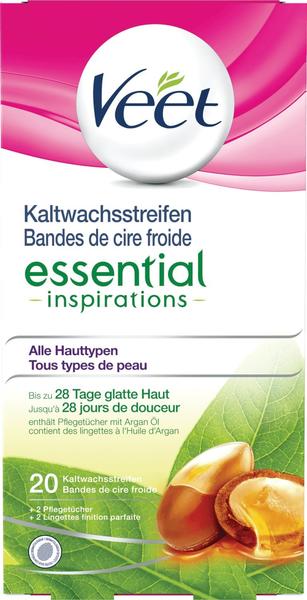 Veet Kaltwachsstreifen Essential Inspirations (20 Stk.)
