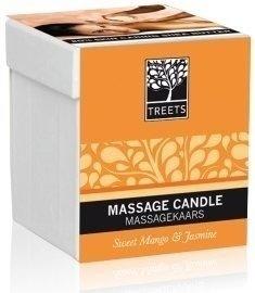 Treets Massage Candle Sweet Mango & Jasmine (140g)