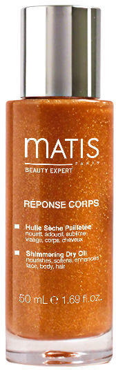 Matis Paris Réponse Corps glitzerndes Trockenöl für Gesicht, Körper und Haare (50ml)