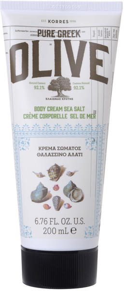 Korres Olive Sea Salt Body Cream (200ml)