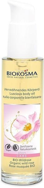 Biokosma Verwöhnendes Körperöl Bio-Wildrose (100ml)