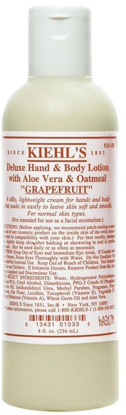Kiehl’s Deluxe Hand & Body Lotion Grapefruit (250ml)