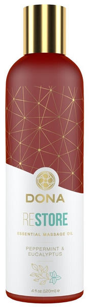 DONA by JO ReStore Essential Massage Oil Peppermint & Eucalyptus (120ml)