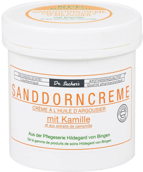 Dr. Sachers Sanddorn Creme mit Kamille (250ml)