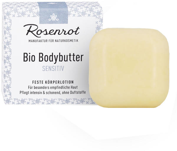 Rosenrot Bio Bodybutter Sensitiv - Feste Körperlotion (70g)