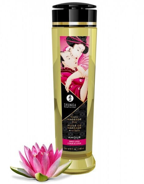 Shunga Massage Oil Organica (240 ml) lotus