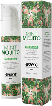 Exsens Warming Gourmet Massage Oil (50ml) Mint Mojito