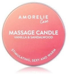Amorelie Care Vanilla & Sandelwood Massagekerze (43ml)