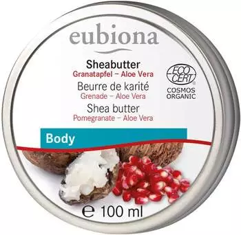 Eubiona Sheabutter Granatapfel & Aloe Vera (100 ml) Eubiona Sheabutter Granatapfel & Aloe Vera (100 ml)
