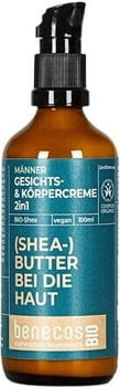 benecos M&auml;nner 2in1 Gesichts- & K&ouml;rpercreme Sheabutter (100 ml)