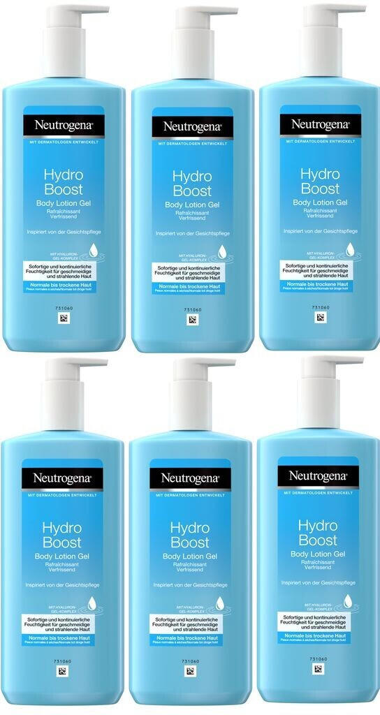 Neutrogena Hydro Boost Bodylotion Gel (6 x 400ml) Test TOP Angebote ab 4,50  € (Oktober 2023)
