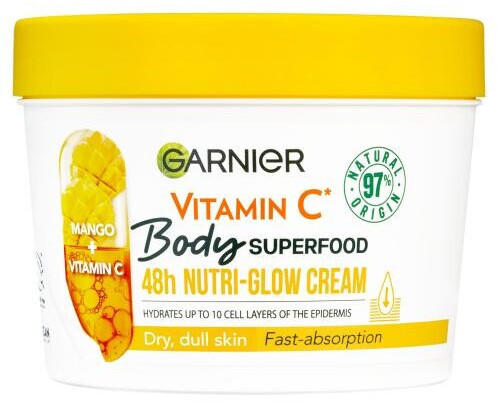 Garnier Body Superfood 48h Nutri-Glow Cream Vitamin C (380ml)