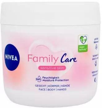 Nivea Family Care Leichte Feuchtigkeitscreme für Körper, Gesicht und Hände (450ml)